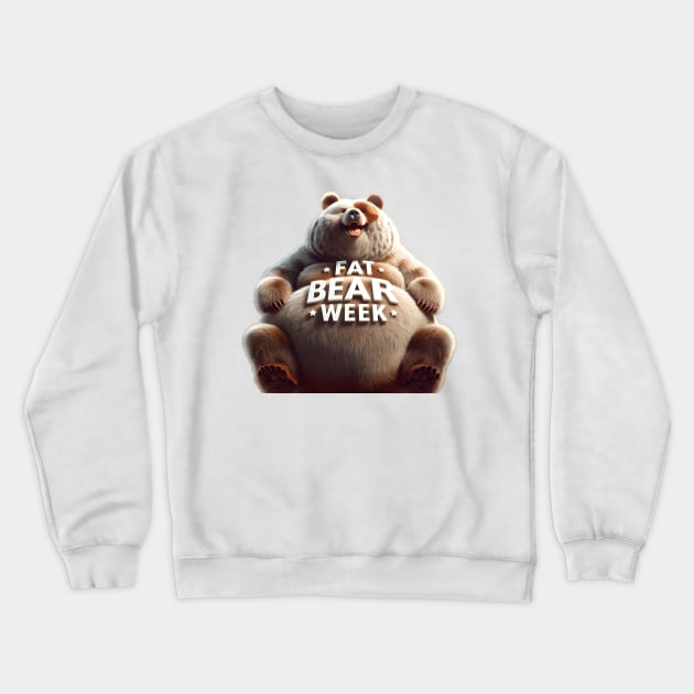 Fat Bear Week Crewneck Sweatshirt by TooplesArt